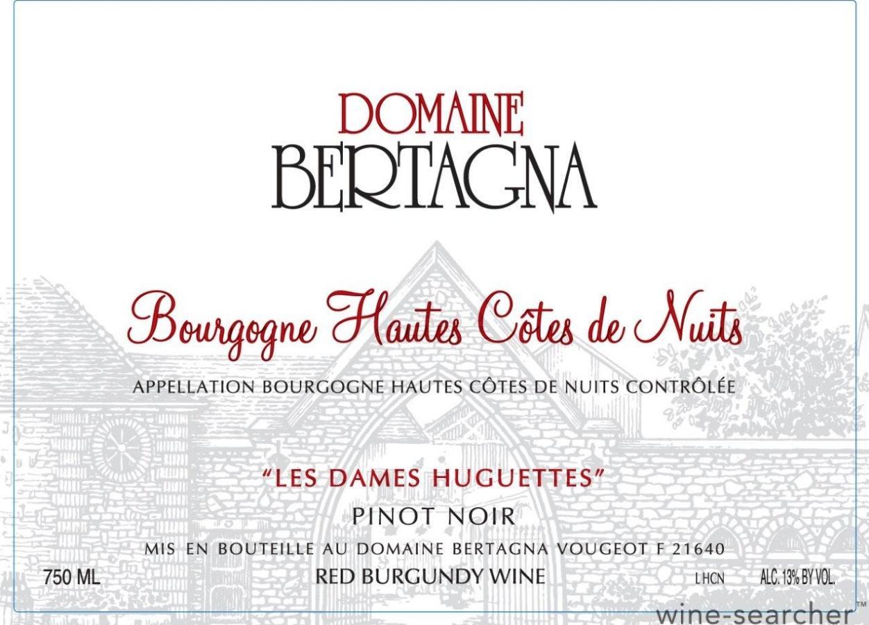 Domaine Bertagna Bourgogne Hautes Cotes de Nuits Les Dames