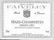 11th label thumbnail of Domaine Faiveley Mazis-Chambertin Grand Cru