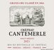 3rd label thumbnail of Chateau Cantemerle