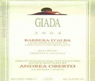 Label 1 of Andrea Oberto Giada Barbera d'Alba