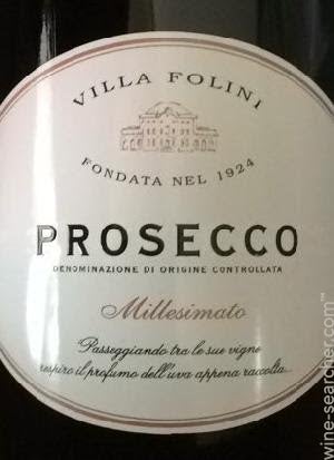 Villa Folini Prosecco Millesimato Veneto Prices Stores Tasting Notes And Market Data