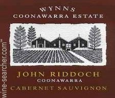 Label 1 of Wynns Coonawarra Estate John Riddoch Cabernet Sauvignon