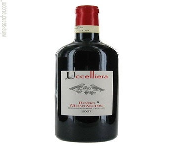 Label 1 of Uccelliera Rosso di Montalcino