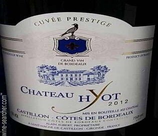 Label 1 of Chateau Hyot Cuvee Prestige