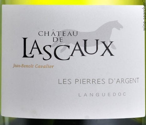 Label 1 of Chateau de Lascaux Languedoc Les Pierres d'Argent
