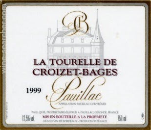 Label 1 of La Tourelle de Croizet Bages