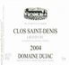 5th label thumbnail of Domaine Dujac Clos Saint-Denis Grand Cru