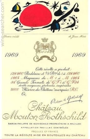 Château Mouton Rothschild 1969 1969 Château Mouton Rothschild - CellarTracker