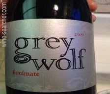 Label 1 of Grey Wolf Cellars Soul Mate