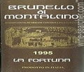 Label 1 of La Fortuna Brunello di Montalcino DOCG