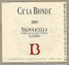 2nd label thumbnail of Ca' La Bionda Valpolicella Classico