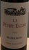 2nd label thumbnail of Chateau L'Eglise-Clinet 'La Petite Eglise'