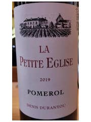 Click to see larger label image Label of 2019 Chateau L'Eglise-Clinet 'La Petite Eglise'
