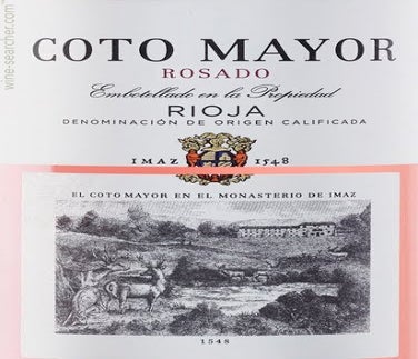 Label 1 of El Coto Mayor Rosado