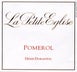 1st label thumbnail of Chateau L'Eglise-Clinet 'La Petite Eglise'