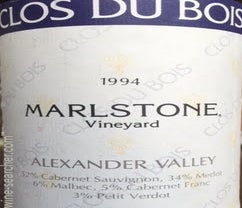 Label 1 of Clos du Bois Marlstone