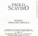 3rd label thumbnail of Paolo Scavino Vino da Tavola Rosso