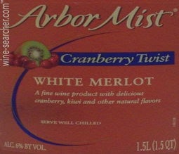 Label 1 of Arbor Mist Cranberry Twist White Merlot