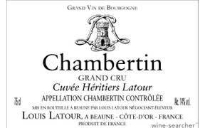Click to see this product Label of Louis Latour Cuvee Heritiers Latour Chambertin Grand Cru
