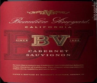 Label 1 of Beaulieu Vineyard BV California Cabernet Sauvignon