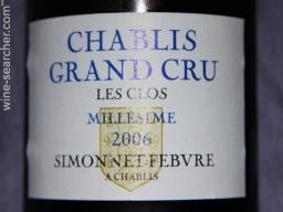 Label 1 of Simonnet-Febvre Les Clos