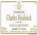 17th label thumbnail of Charles Heidsieck Blanc des Millenaires - Collection Crayeres