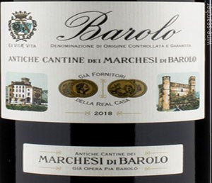 Label 1 of Marchesi di Barolo 'Barolo' DOCG