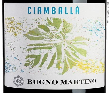 Label 1 of Bugno Martino 'Ciamballa' Lambrusco Mantovano