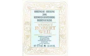 Click to see this product Label of Weingut Robert Weil Kiedricher Grafenberg Riesling Beerenauslese
