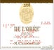 10th label thumbnail of M. Chapoutier Ermitage de l'Oree Blanc
