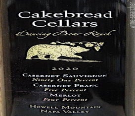 Label 1 of Cakebread Cellars Dancing Bear Ranch Red