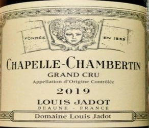 Label 1 of Louis Jadot Chapelle-Chambertin Grand Cru