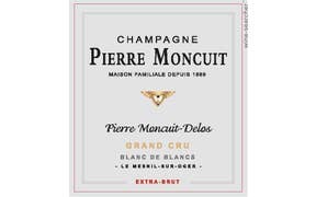 Click to see this product Label of Pierre Moncuit Grand Cru Cuvee Pierre Moncuit-Delos Blanc de Blancs Extra Brut