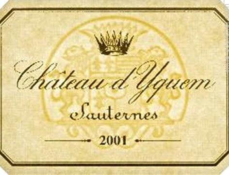 ●●● ディケム2001 375ml  PP100 ●●● シャトー ディケム 2001 ハーフ 375ml イケム Chateau dYquem