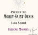 2nd label thumbnail of Frederic Magnien Clos Sorbe