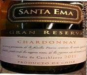 Label 1 of Santa Ema Gran Reserva Chardonnay