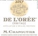 3rd label thumbnail of M. Chapoutier Ermitage de l'Oree Blanc