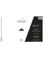 Click to see larger label image Label of Outer Range Brewing Co. 'Shelter' Double IPA Beer
