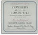 12th label thumbnail of Domaine Bruno Clair Chambertin-Clos de Beze Grand Cru