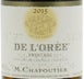 5th label thumbnail of M. Chapoutier Ermitage de l'Oree Blanc