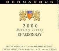 Label 1 of Bernardus Chardonnay