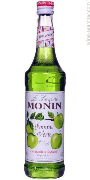 Monin Sirop De Pomme Verte Green Apple Gruner Apfel Syrup Prices Stores Tasting Notes Market Data