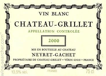 Label 1 of Chateau-Grillet