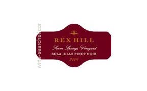 Click to see this product Label of Rex Hill Seven Springs Vineyard Pinot Noir