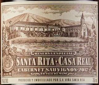 Label 1 of Santa Rita Casa Real Cabernet Sauvignon