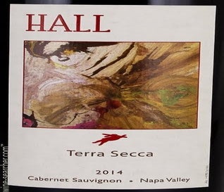 Label 1 of HALL Wines 'Terra Secca' Cabernet Sauvignon