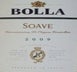 2nd label thumbnail of Bolla Soave
