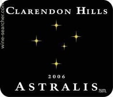 Label 5 of Clarendon Hills Astralis Shiraz