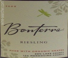 Label 1 of Bonterra Vineyards Riesling