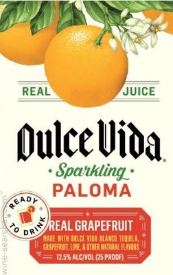 Dulce Vida Sparkling Paloma Real Grapefruit, R ... Dulce Vida Sparkling Paloma Real Grapefruit, R ...